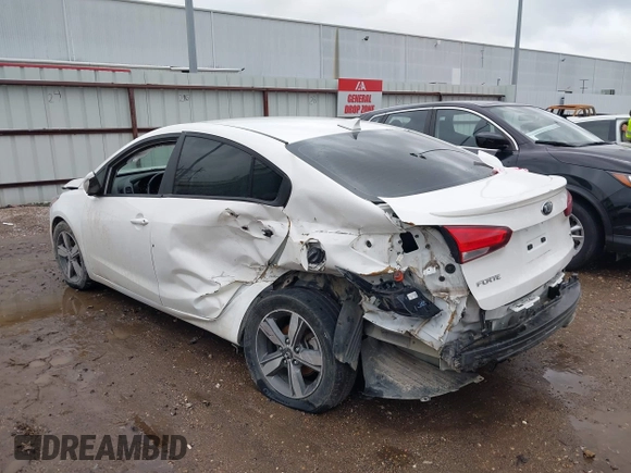 2018 Kia Forte LX with VIN 3KPFL4A72JE220107, listed as a IAAI auction lot 41541550 with 40,625 mi miles and . Bid and sale history available at DreamBid. Image 3.