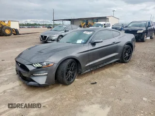 2019 Ford Mustang EcoBoost with VIN 1FA6P8TH8K5112014, listed as a Copart auction lot 58900475 with 81,463 mi miles and Salvage title. Bid and sale history available at DreamBid. Image 1.