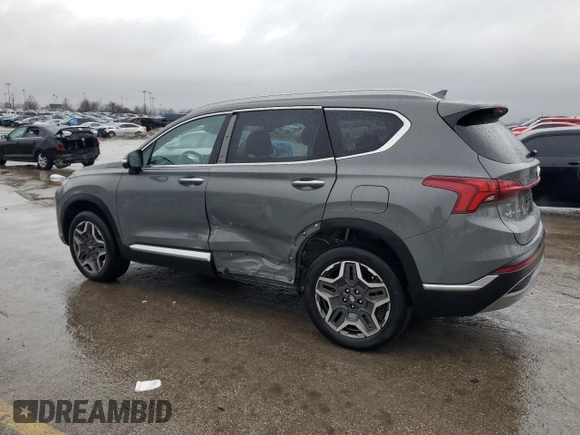 2021 Hyundai Santa Fe Limited with VIN 5NMS4DAL3MH332520, listed as a Copart auction lot 43326735 with 56,548 mi miles and Salvage Title. Bid and sale history available at carsss.com. Image 2.