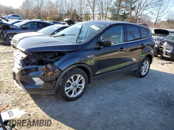 2017 Ford Escape SE with VIN 1FMCU9GD0HUD01592, listed as a Copart auction lot 88724565 with 110,255 mi miles and Salvage Title. Bid and sale history available at DreamBid. Image 1.