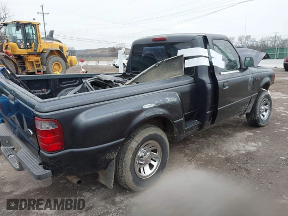 2003 Ford Ranger XL with VIN 1FTYR10D23PA85808, listed as a IAAI auction lot 41274362 with 294,709 mi miles. Bid and sale history available at carsss.com. Image 4.