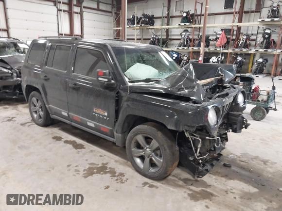 2014 Jeep Patriot Latitude with VIN 1C4NJPFA9ED887903, listed as a IAAI auction lot 41228274 with 82,225 mi miles and . Bid and sale history available at carsss.com. Image 1.