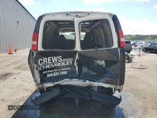 2017 Chevrolet Express Cargo with VIN 1GCWGAFF9H1352846, listed as a Copart auction lot 51229595 with 293,721 mi miles and Salvage Title. Bid and sale history available at DreamBid. Image 6.