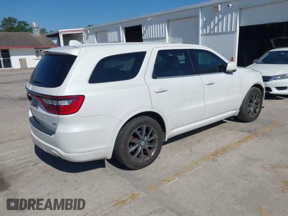 2017 Dodge Durango GT with VIN 1C4RDHDG9HC923668, listed as a IAAI auction lot 42048583 with 107,415 mi miles and . Bid and sale history available at DreamBid. Image 4.