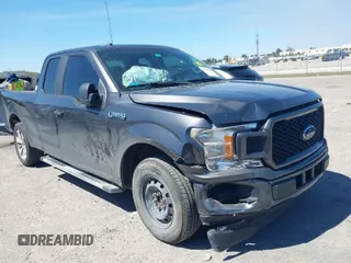 2018 Ford F-150 XL with VIN 1FTEX1CP2JFA42202, listed as a IAAI auction lot 41755308 with 159,390 mi miles and . Bid and sale history available at DreamBid. Image 1.