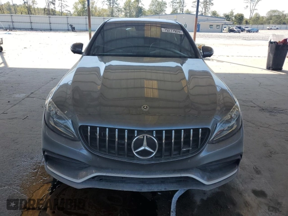 2020 Mercedes-Benz C 63 AMG with VIN 55SWF8GB7LU330754, listed as a Copart auction lot 75277924 with 64,076 mi miles and Salvage title. Bid and sale history available at DreamBid. Image 5.