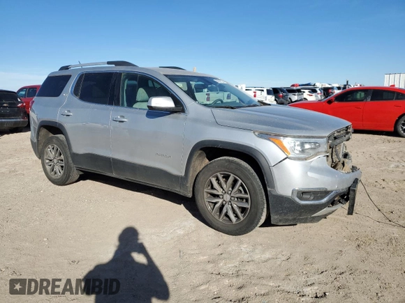 2017 GMC Acadia SLE with VIN 1GKKNSLA3HZ167345, listed as a Copart auction lot 43627025 with 154,381 mi miles and Salvage Title. Bid and sale history available at carsss.com. Image 4.