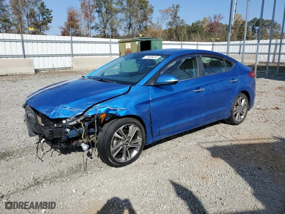 2017 Hyundai Elantra Value Edition with VIN KMHD84LF3HU143459, listed as a Copart auction lot 77525414 with NaN miles. Bid and sale history available at carsss.com. Image 1.