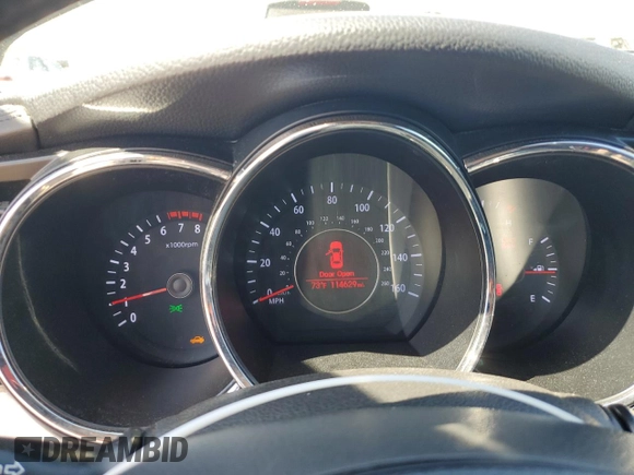 2013 Kia Optima EX z VIN 5XXGN4A72DG108840, wystawiony jako Copart lot #58207355 z przebiegiem 114 629 mil mil oraz Szkoda całkowita • Salvage title. Historia ofert i sprzedaży dostępna na DreamBid. Obrazek 9.