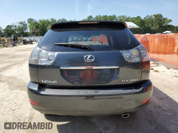 2008 Lexus RX 350 z VIN 2T2GK31U98C056155, wystawiony jako Copart lot #57622095 z przebiegiem 133 894 mil mil oraz Szkoda całkowita • Salvage title. Historia ofert i sprzedaży dostępna na DreamBid. Obrazek 6.