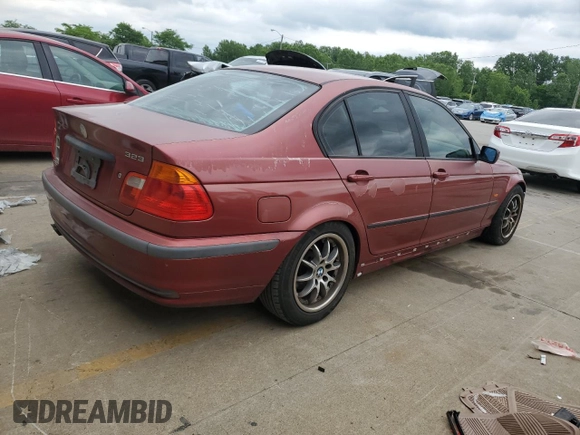 2000 BMW 3 Series 323i with VIN WBAAM3345YFP82665, listed as a Copart auction lot 59935495 with 174,688 mi miles and Salvage title. Bid and sale history available at DreamBid. Image 3.