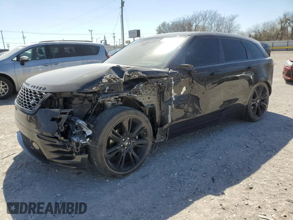2022 Land Rover Range Rover Velar R-Dynamic S with VIN SALYT2EX2NA334715, listed as a Copart auction lot 49254235 with 57,706 mi miles and Salvage Title. Bid and sale history available at carsss.com. Image 1.
