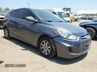 2012 Hyundai Accent GS with VIN KMHCT5AE7CU002588, listed as a IAAI auction lot 42660238 with 219,859 mi miles and . Bid and sale history available at DreamBid. Image 1.