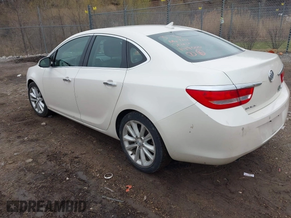 2013 Buick Verano Leather Group with VIN 1G4PS5SKXD4149000, listed as a IAAI auction lot 41947389 with 132,628 mi miles. Bid and sale history available at carsss.com. Image 3.