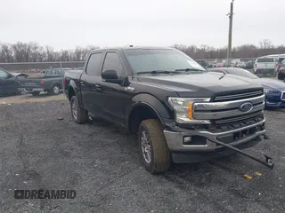 2018 Ford F-150 XL with VIN 1FTEW1E51JFC55334, listed as a IAAI auction lot 41485040 with 122,169 mi miles. Bid and sale history available at carsss.com. Image 1.