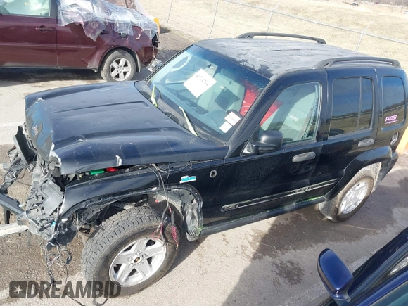 2007 Jeep Liberty Sport with VIN 1J4GL48K17W602216, listed as a IAAI auction lot 41724764 with 282,578 mi miles. Bid and sale history available at carsss.com. Image 15.