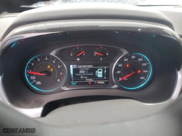 2019 Chevrolet Traverse RS with VIN 1GNERJKW7KJ300500, listed as a Copart auction lot 84879774 with 77,176 mi miles and Salvage Title. Bid and sale history available at carsss.com. Image 9.