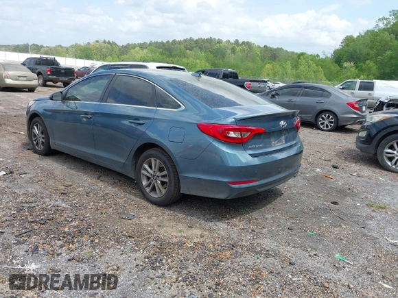 2017 Hyundai Sonata SE with VIN 5NPE24AFXHH587980, listed as a IAAI auction lot 41962264 with 103,239 mi miles. Bid and sale history available at carsss.com. Image 3.