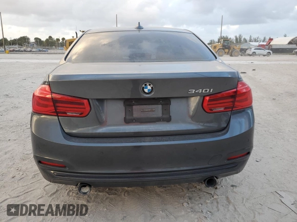 2017 BMW 3 Series 340i with VIN WBA8B3G3XHNU36476, listed as a Copart auction lot 78857604 with 68,006 mi miles and Salvage Title. Bid and sale history available at carsss.com. Image 6.
