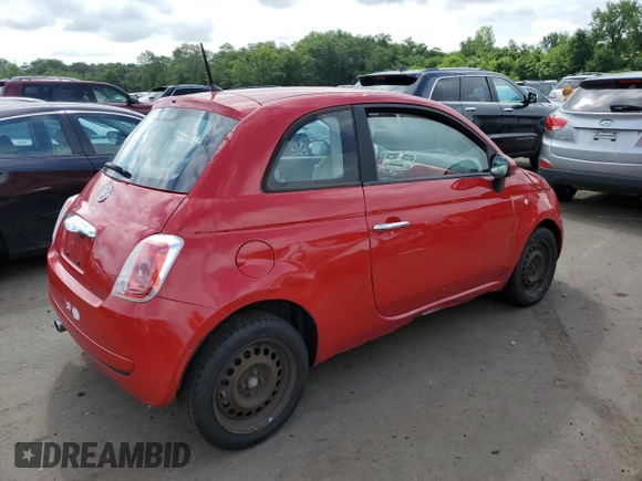 2013 FIAT 500 Pop z VIN 3C3CFFAR6DT579908, wystawiony jako Copart lot #63145225 z przebiegiem 159 059 mil mil oraz Czysty tytuł • Clean title. Historia ofert i sprzedaży dostępna na DreamBid. Obrazek 3.