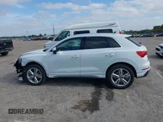 2022 Audi Q3 S line Premium Plus with VIN WA1EECF32N1065423, listed as a IAAI auction lot 42081354 with 27,071 mi miles and . Bid and sale history available at DreamBid. Image 14.