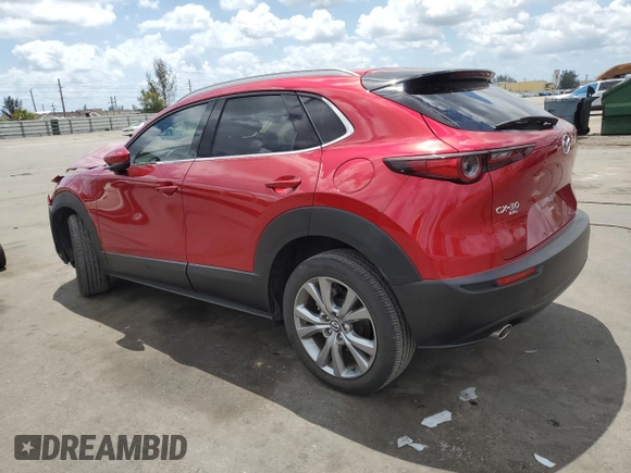2023 Mazda CX-30 2.5 S Premium Package with VIN 3MVDMBDM0PM504875, listed as a Copart auction lot 53675505 with 8,245 mi miles and Salvage Title. Bid and sale history available at carsss.com. Image 2.