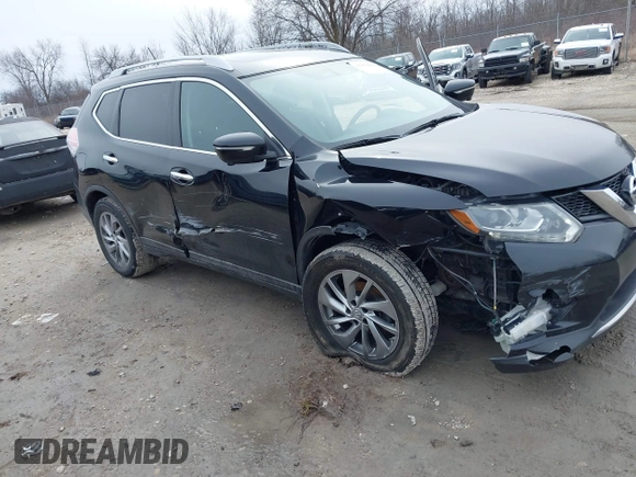 2015 Nissan Rogue SL with VIN 5N1AT2MV2FC868033, listed as a IAAI auction lot 41917999 with 99,547 mi miles. Bid and sale history available at carsss.com. Image 6.