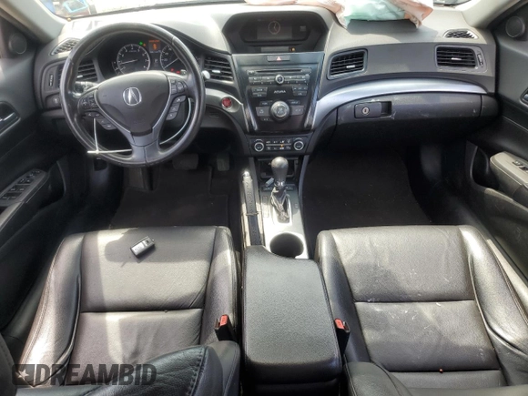 2016 Acura ILX with VIN 19UDE2F35GA025837, listed as a Copart auction lot 63039835 with 128,193 mi miles and Salvage title. Bid and sale history available at DreamBid. Image 8.