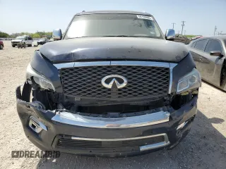 2016 Infiniti QX80 with VIN JN8AZ2NF8G9611892, listed as a Copart auction lot 50199605 with 174,437 mi miles and Clean title. Bid and sale history available at DreamBid. Image 5.