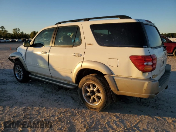 2003 Toyota Sequoia SR5 with VIN 5TDZT34A03S142885, listed as a Copart auction lot 81837774 with 194,352 mi miles and Salvage Title. Bid and sale history available at DreamBid. Image 2.