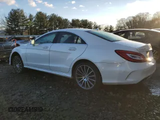 2016 Mercedes-Benz CLS with VIN WDDLJ9BB8GA169013, listed as a Copart auction lot 82627524 with 47,484 mi miles and Salvage Title. Bid and sale history available at carsss.com. Image 2.