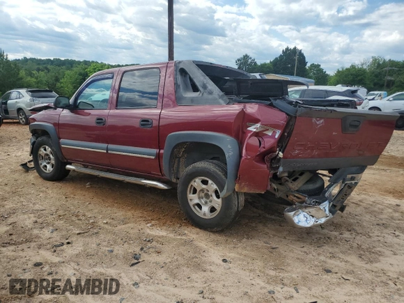 2004 Chevrolet Avalanche Z71 with VIN 3GNEK12T64G128524, listed as a Copart auction lot 55747655 with 501,677 mi miles and Salvage title. Bid and sale history available at DreamBid. Image 2.