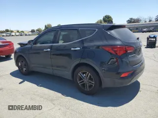 2017 Hyundai Santa Fe 2.4L with VIN 5NMZU3LBXHH019659, listed as a Copart auction lot 64056815 with 121,210 mi miles and Salvage title. Bid and sale history available at DreamBid. Image 2.