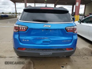 2019 Jeep Compass Limited with VIN 3C4NJDCB1KT647844, listed as a Copart auction lot 49982345 with 77,063 mi miles and Clean title. Bid and sale history available at DreamBid. Image 6.