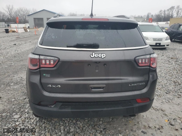 2020 Jeep Compass Limited with VIN 3C4NJDCB1LT221301, listed as a Copart auction lot 84922314 with 102,089 mi miles and Salvage Title. Bid and sale history available at carsss.com. Image 6.