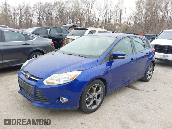 2014 Ford Focus SE with VIN 1FADP3K20EL213393, listed as a IAAI auction lot 41843091 with 125,279 mi miles. Bid and sale history available at carsss.com. Image 2.
