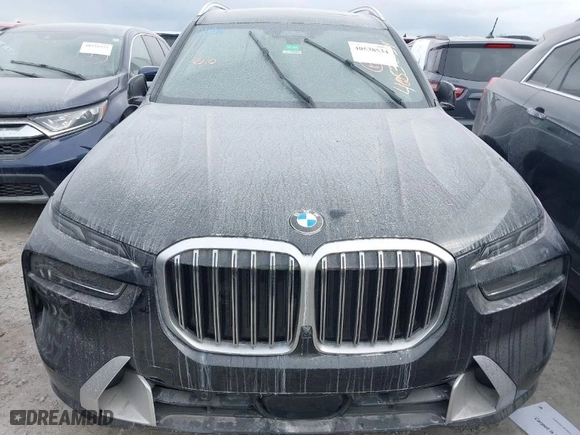 2023 BMW X7 xDrive40i with VIN 5UX23EM04P9P95680, listed as a IAAI auction lot 40538534 with 1 mi miles. Bid and sale history available at carsss.com. Image 12.