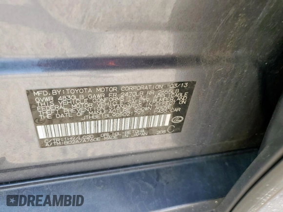 2013 Lexus GS 350 z VIN JTHBE1BL9D5021797, wystawiony jako Copart lot #63422025 z przebiegiem 177 925 mil mil oraz Czysty tytuł • Clean title. Historia ofert i sprzedaży dostępna na DreamBid. Obrazek 12.