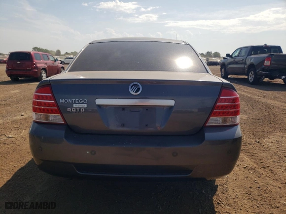 2006 Mercury Montego Premier with VIN 1MEFM42116G610239, listed as a Copart auction lot 67765574 with 76,404 mi miles and Salvage Title. Bid and sale history available at carsss.com. Image 6.