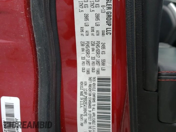 2014 Jeep Cherokee Trailhawk z VIN 1C4PJMBS2EW100476, wystawiony jako Copart lot #55130035 z przebiegiem 136 943 mil mil oraz Szkoda całkowita • Salvage title. Historia ofert i sprzedaży dostępna na DreamBid. Obrazek 13.