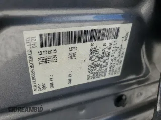 2021 Nissan Maxima SV with VIN 1N4AA6CV1MC511111, listed as a Copart auction lot 58222325 with 29,423 mi miles and Salvage title. Bid and sale history available at DreamBid. Image 13.