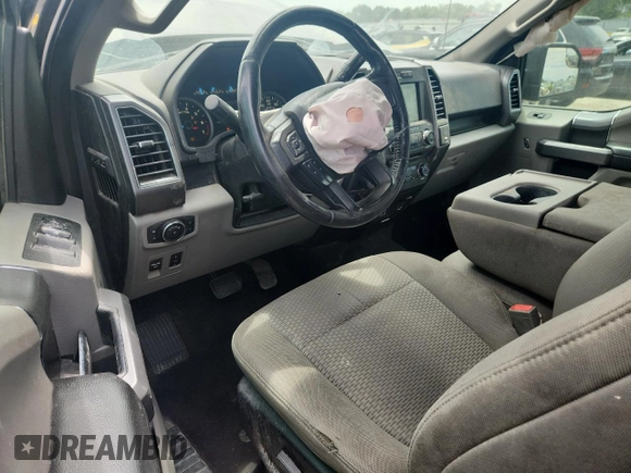 2018 Ford F-150 XL with VIN 1FTEX1CP7JKF80739, listed as a Copart auction lot 62030155 with 144,548 mi miles and Salvage title. Bid and sale history available at DreamBid. Image 8.