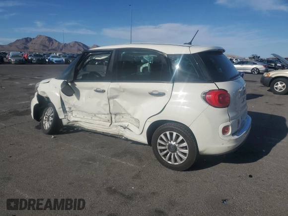 2014 FIAT 500L Easy with VIN ZFBCFABH8EZ018871, listed as a Copart auction lot 52770705 with 198,942 mi miles and Salvage Title. Bid and sale history available at DreamBid. Image 2.
