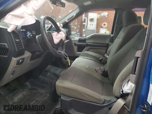 2015 Ford F-150 XLT with VIN 1FTEX1EP6FFC20794, listed as a Copart auction lot 60550415 with 101,324 mi miles and Salvage title. Bid and sale history available at DreamBid. Image 7.