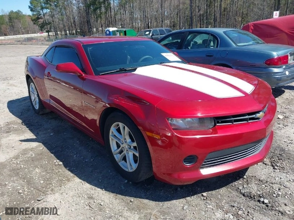 2014 Chevrolet Camaro LS with VIN 2G1FA1E31E9204148, listed as a IAAI auction lot 41822332 with 148,677 mi miles. Bid and sale history available at carsss.com. Image 1.