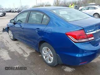 2013 Honda Civic LX with VIN 2HGFB2F57DH592390, listed as a IAAI auction lot 41946592 with 157,314 mi miles and . Bid and sale history available at DreamBid. Image 15.