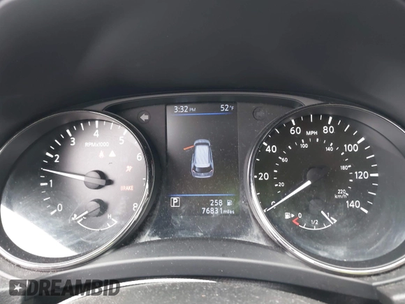 2018 Nissan Rogue SV with VIN JN8AT2MV7JW307875, listed as a IAAI auction lot 41559751 with 76,831 mi miles. Bid and sale history available at carsss.com. Image 7.