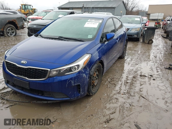 2017 Kia Forte LX with VIN 3KPFK4A71HE072951, listed as a IAAI auction lot 41717857 with 89,299 mi miles. Bid and sale history available at carsss.com. Image 17.