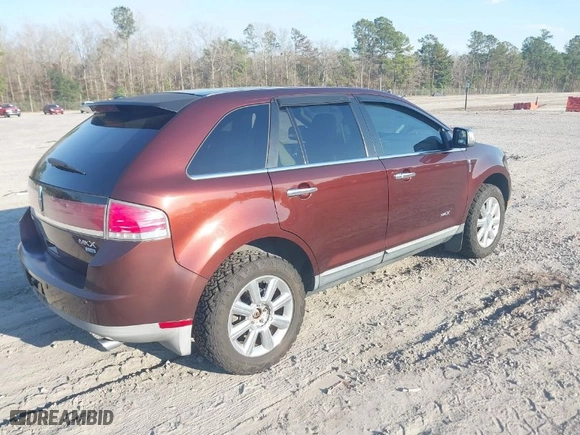 2009 Lincoln MKX with VIN 2LMDU88C89BJ00880, listed as a IAAI auction lot 41656937 with 166,015 mi miles. Bid and sale history available at carsss.com. Image 4.