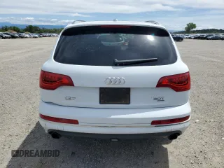 2015 Audi Q7 Premium Plus with VIN WA1LGAFE0FD004076, listed as a Copart auction lot 62591485 with 70,508 mi miles and Salvage title. Bid and sale history available at DreamBid. Image 6.